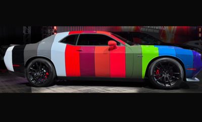 Dodge Challenger Multicolor Wrap Is Back – Muscle Car