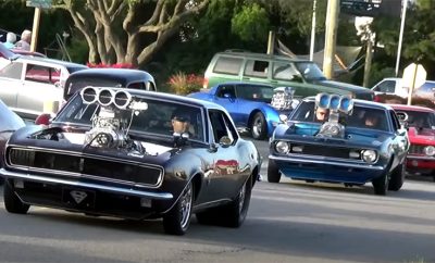Pro Street Muscle Cars on Parade